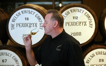 Stephen Davies, managing director of The Welsh Whisky Company, Penderyn Distillery which has now has protected status