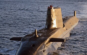 Royal Navy Astute-class submarine, of the type soon to be based in Australia