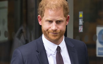 Prince Harry, the Duke of Sussex, leaves from the courtroom