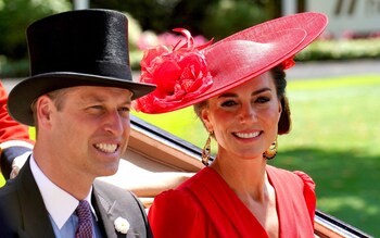 The Prince and Princess of Wales joined racegoers at Royal Ascot