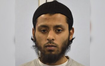 School administrator Umar Haque who was found guilty of planning a terror attack in London at the Old Bailey court in London on March 2, 2018