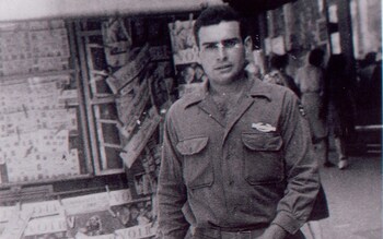 Richard Barancik during his wartime service