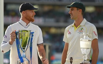Ben Stokes and Pat Cummins after the fifth Ashes Test - England are clearly better than Australia – the moral victory is real