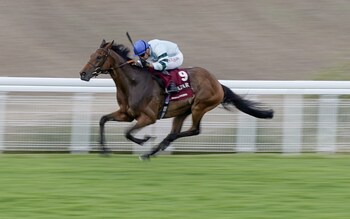 Tom Marquand riding Quickthorn lead all the way to easily win The Al Shaqab Goodwood Cup Stakes