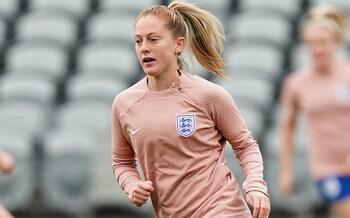 England's Keira Walsh in action during a training session