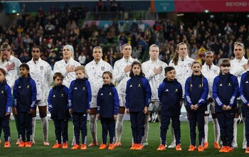 Some members of the USA women's team chose not to sing the national anthem again, this time in Melbourne