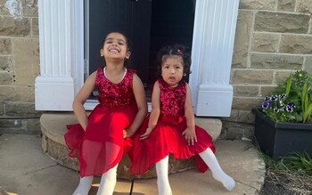 Hidaya Iqbal, three years old, from West Yorkshire, was diagnosed with SMA type 1 as an infant when her mum noticed that she appeared to have delayed development.